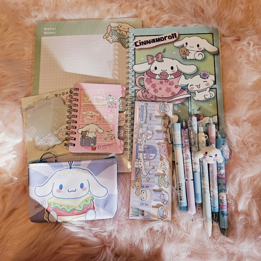 SOLD- Cinnamoroll stationary mini bundle B